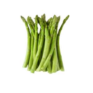 Fresh green asparagus, bunch
