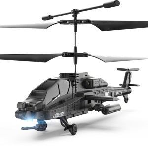 2.4GHz RC Helicopter – Remote Control Aircraft with LED Lights, Altitude Hold & Dual Batteries