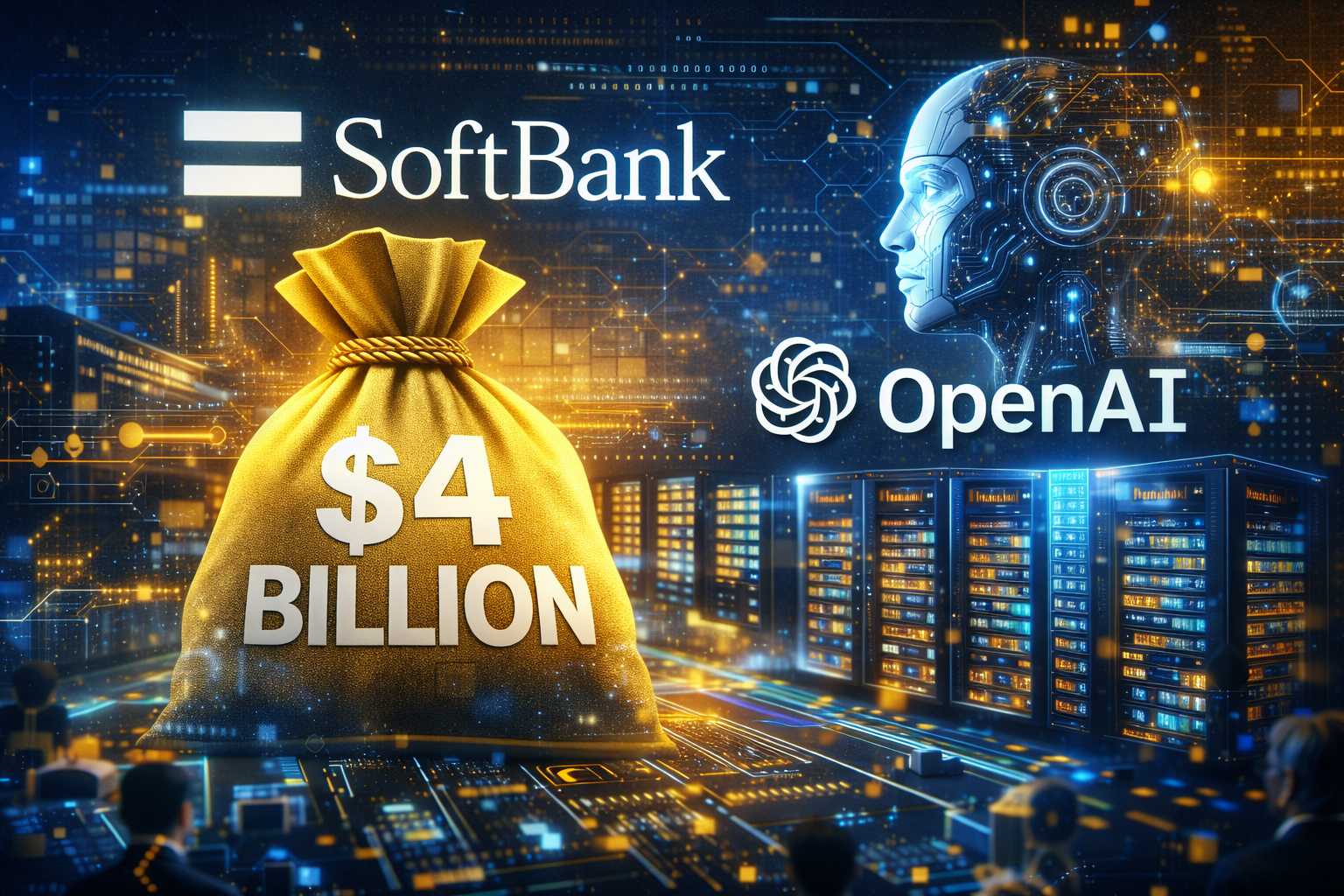SoftBank inked a ~$4 billion deal for data center capacity, a strategic push to bolster AI infrastructure and betting big on its OpenAI stake
